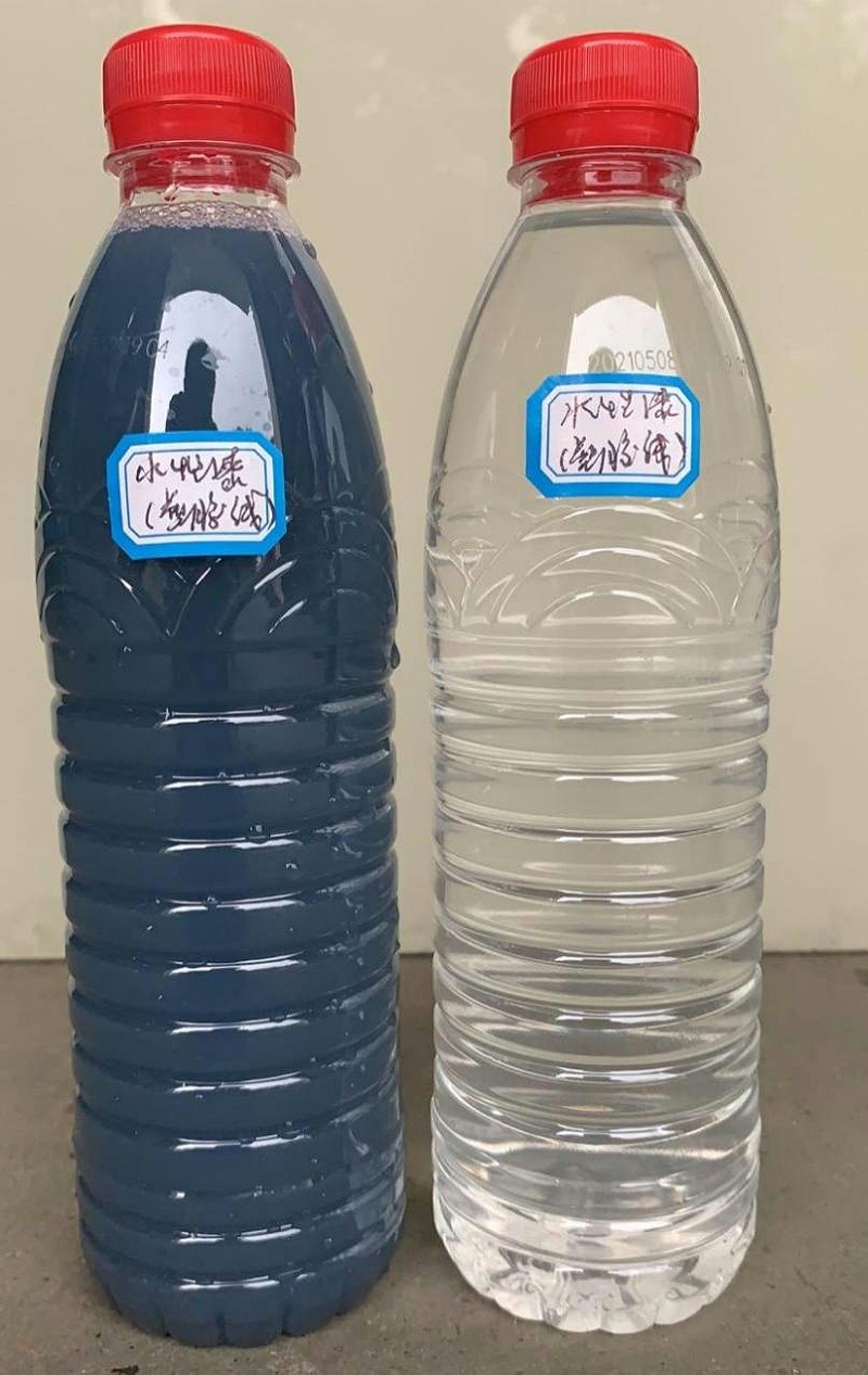 蘇州某電動(dòng)車公司案例水性油漆廢水效果對(duì)比